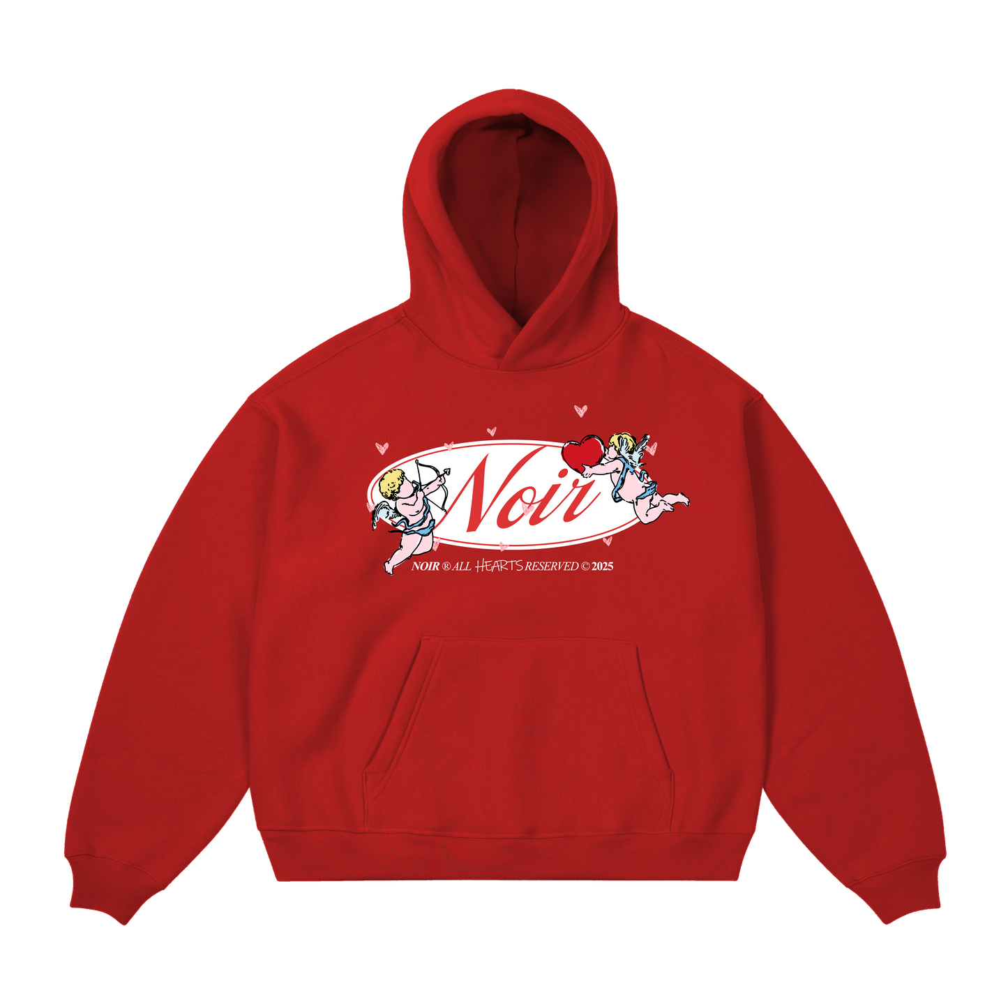 Noir Cupid Plaque AHR Hoodie